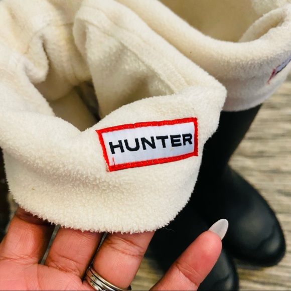 Black Hunter Boots w/ Fleece Socks - Picture 5 of 11